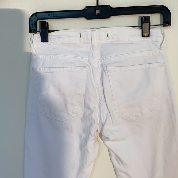 J BRAND CROPED SKINY JEANS WHITE SIZE 24 - Picture 3 of 7